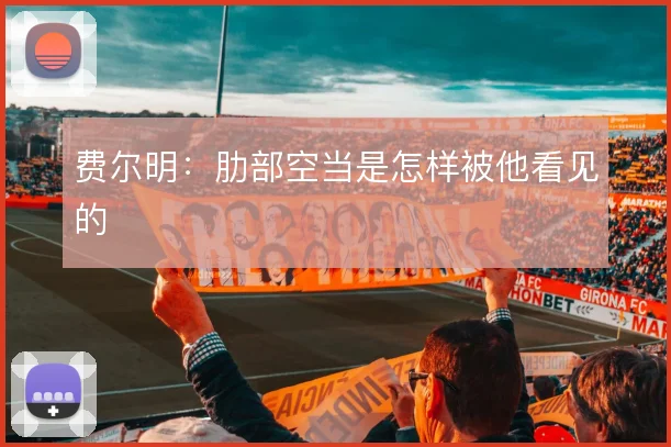 费尔明：肋部空当是怎样被他看见的
